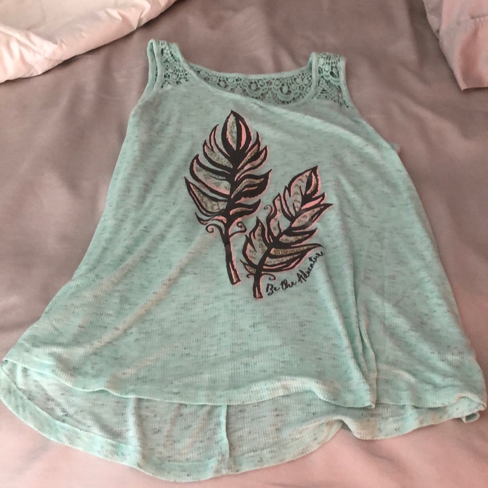 Tank top with lace